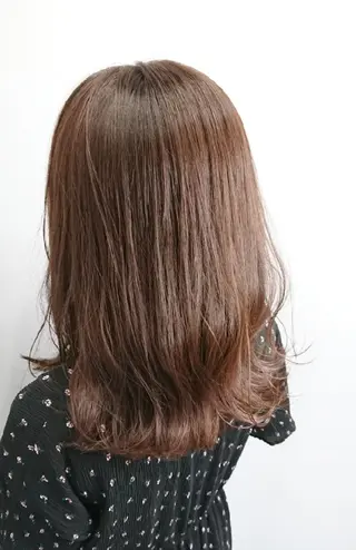 セミロング カラー 透明感ハイトーン☆ 今津 佑太のヘアスタイル