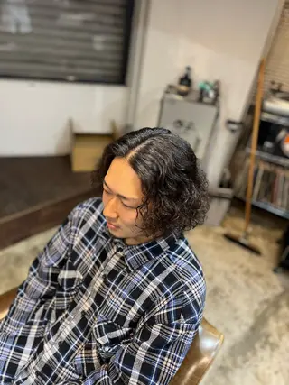 ロング メンズ美容室HIGE barber shop所属・中川 響揮のヘアスタイル
