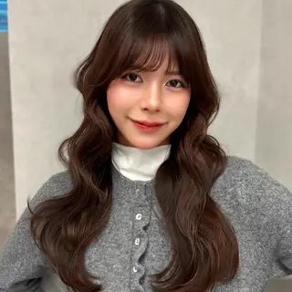 セミロング カラー ヘアアレンジ ⭐️ショート/ボブ/ 艶カラー/りょうがのヘアスタイル