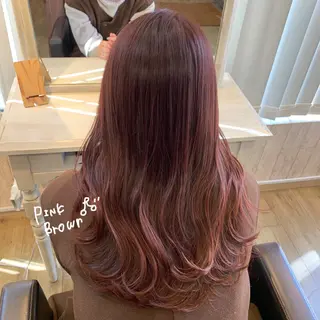 セミロング カラー regalo Acari🍎のヘアスタイル