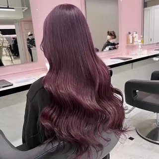 ロング 💗暖色カラー💗 ツヤ髪💗Mayaのヘアスタイル