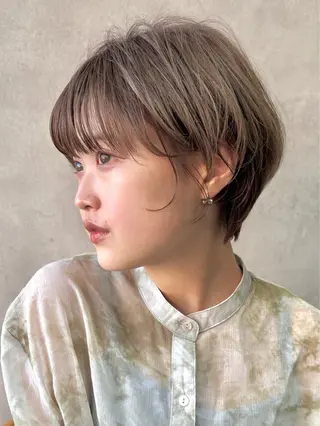 ショート カラー ⭐️ショート、ボブ 特化美容師⭐️祐介のヘアスタイル