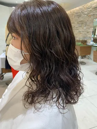 ミディアム パーマ 高橋友里亜 /フリーランスのヘアスタイル