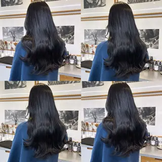 ロング カラー カジュアルを女っぽく 𝗮𝘆𝗮𝗰𝗼のヘアスタイル
