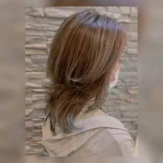 セミロング 髪質改善美容室Qin hair所属・【女性限定】 👑hanaのヘアスタイル