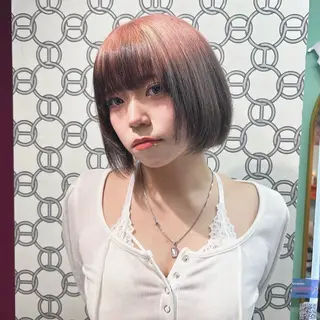 ショート カラー 新宿プルエクステ 【tsubura】のヘアスタイル