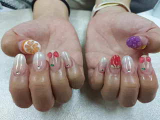 ネイル 河野ちえ (雑誌掲載サロン)のネイルデザイン