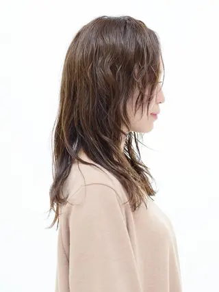 セミロング カラー パーマ ショート/ボブ オオタダイスケのヘアスタイル