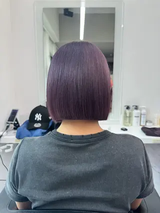 ショート カラー ヘアアレンジ Over hair_ misakiのヘアスタイル