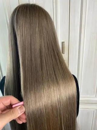 セミロング 似合わせ/ブリーチ カラー.岡田友仁のヘアスタイル