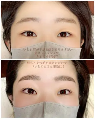 マツエク・マツパ 艶玉美肌/まつげ/眉毛salon visage所属・visage maricoのマツエク・マツパデザイン