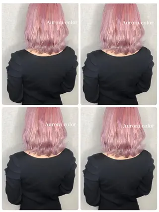 ミディアム カラー Selenehair 三条本店のヘアスタイル