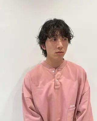 ショート パーマ メンズ パーマ/ハイトーン スパイキー/神田正紀のヘアスタイル