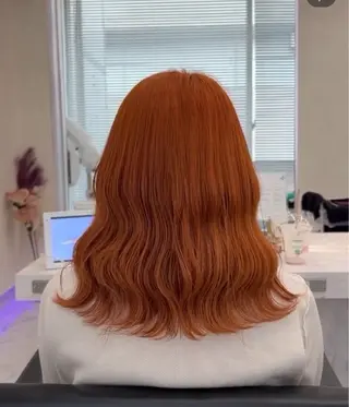 ミディアム カラー ブリーチカラー🐭♡ moeのヘアスタイル