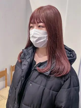 セミロング カラー ヘアアレンジ yuka .のヘアスタイル