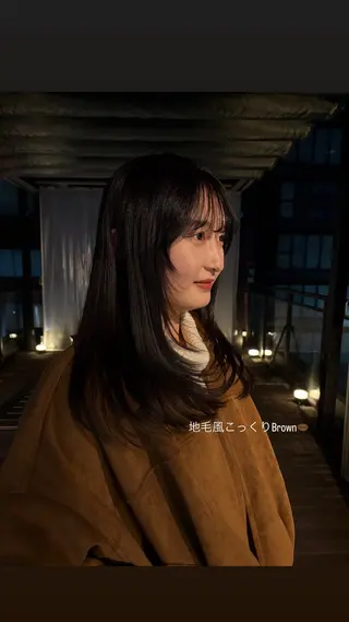 ロング カラー 石井聖愛/名古屋/ 伏見/カラーモデルのヘアスタイル