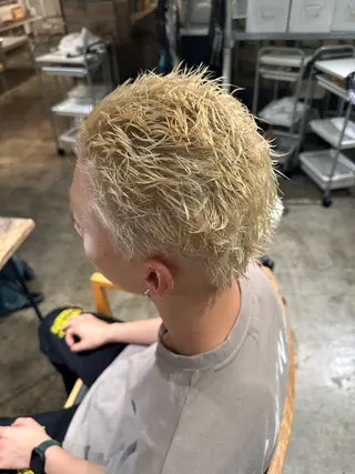 ショート パーマ メンズ 【メンズ職人】 ✂️佐藤友のヘアスタイル