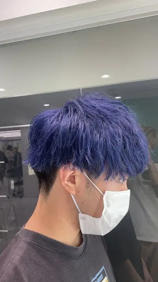 ショート カラー ヘアアレンジ メンズ 艶カラー の達人のヘアスタイル