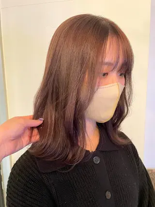 セミロング カラー Asti  blanche所属・ショート/ブリーチ mizuki🐋のヘアスタイル