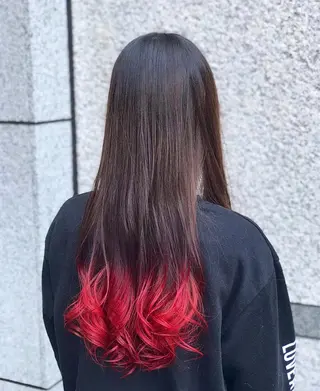 ロング カラー DX渋谷所属・カラー特化美容師 サトウリュウマのヘアスタイル