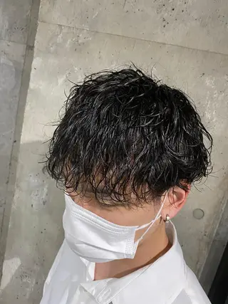 パーマ メンズ メンズブリーチカラー /パーマ ごーた立川のヘアスタイル