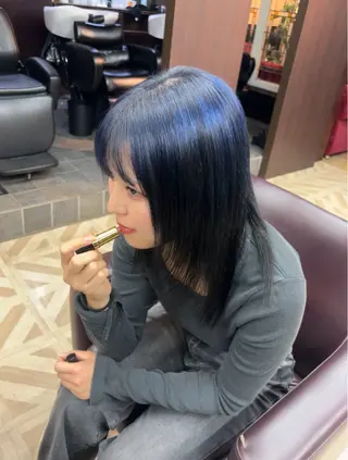 カラー げんば ななのヘアスタイル