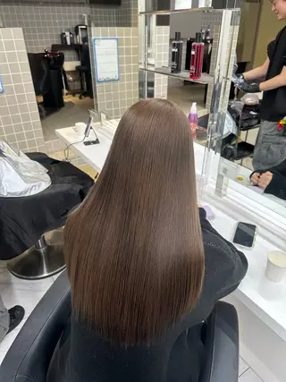 ロング 肌なじみベージュ 🦋azu🦋のヘアスタイル