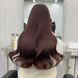 ロング カラー ヘアアレンジ 🫧‪🎀うる艶暖色 🏹Nanako🎀のヘアスタイル