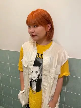 ショート カラー パーマ/カット /まなきのヘアスタイル