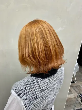 ミディアム ANGELICA 吉川智昭のヘアスタイル