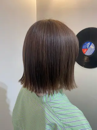 ミディアム aoi ♡グレージュ ・ベージュカラーのヘアスタイル