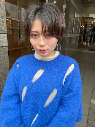ショート カラー Aster 店長 れおん✂️のヘアスタイル