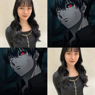 ロング カラー ヘアアレンジ ayumi🌈 インナーカラー🌈のヘアスタイル