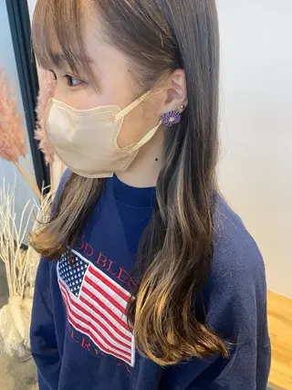 ロング カラー pista by primal所属・🌼ハイライト透明感 🌼maiのヘアスタイル