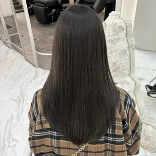 セミロング カラー グレージュ🐰透明感 カラー🫧akihoのヘアスタイル