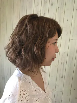 ミディアム ★BELLKA関口 聡★のヘアスタイル