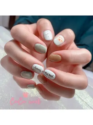 ネイル CeCeまつげパーマ マツエク❣️パリエクのネイルデザイン