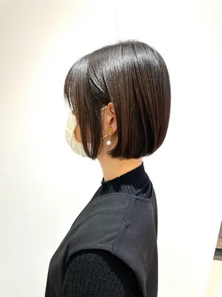 ショート ウサミ/髪質改善 酸性ストレート🌈のヘアスタイル