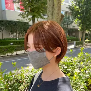ショート ベージュカラー🕊️ 新潟駅/谷口大海のヘアスタイル