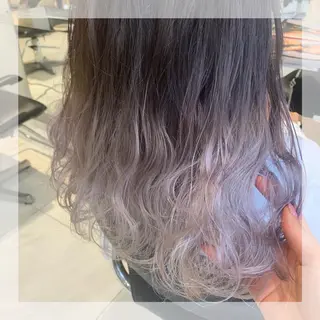 セミロング カラー ヘアアレンジ topstylist 🖤川辺晴加🖤のヘアスタイル