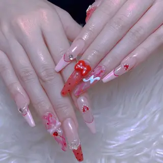 ネイル ミン ゴテゴテネイルのネイルデザイン