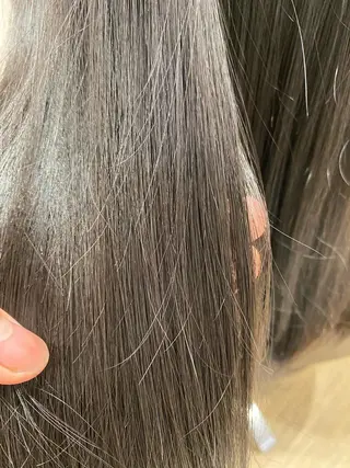 ミディアム カラー 白髪ぼかし/髪質改善 梅原響輝のヘアスタイル