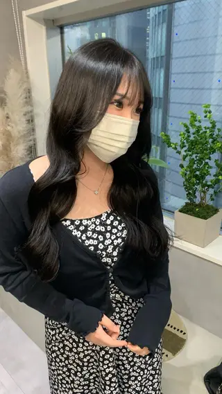 カラー amu/ブリーチなし ダブルカラーのヘアスタイル