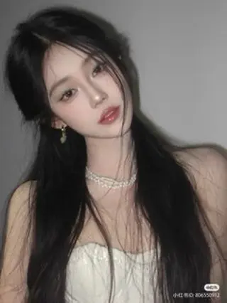 ロング カラー 韓国風暗髪ヘア🤍 🫧MIREIのヘアスタイル