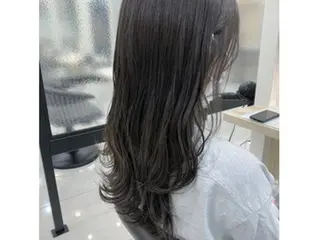 カラー 柔らかオリーブカラー 透明感カラー古澤羅威のヘアスタイル