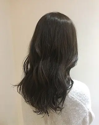 セミロング カラー ヘアアレンジ 店長/ 加藤 流菜のヘアスタイル