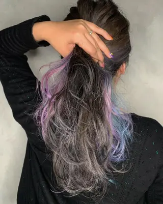 ロング カラー N° aria 三軒茶屋のヘアスタイル