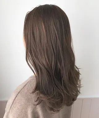 セミロング カラー 🤎ベージュカラー 🐶メンズパーマのヘアスタイル