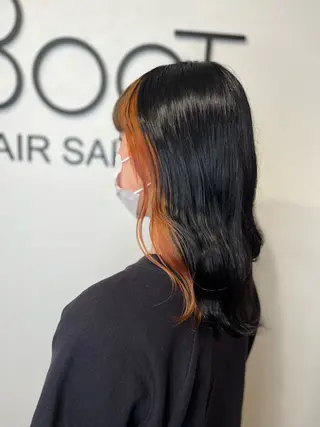 セミロング カラー DEST　大宮所属・DEST ゆりかのヘアスタイル