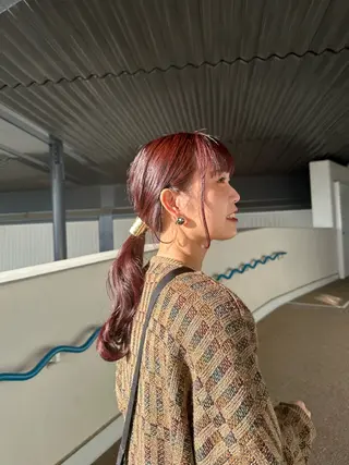 ミディアム 🌈トップデザイナー 金沢駅近nanamiのヘアスタイル